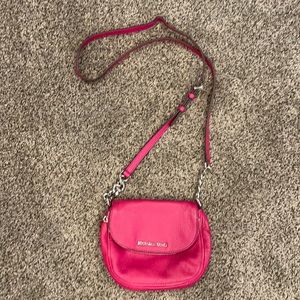 Hot pink mini Michael Kors bag